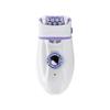 GIENEX Electric Shaver for Women,2 in 1 Painless Ladies Electric Hair Removal Razor,Bikini Trimmer for Legs Underarms Arms Body Portable Face Epilator,Purple view 1