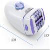 GIENEX Electric Shaver for Women,2 in 1 Painless Ladies Electric Hair Removal Razor,Bikini Trimmer for Legs Underarms Arms Body Portable Face Epilator,Purple view 2