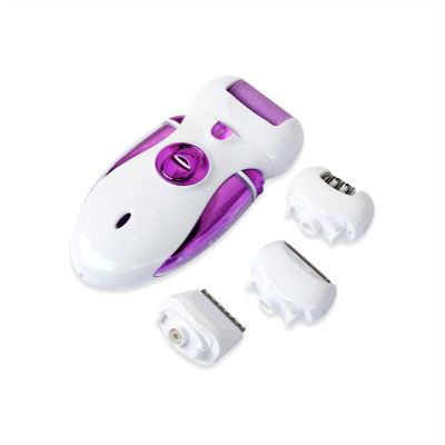 GIENEX Facial Hair Removal for Women, 4 in 1 Painless Electric Razor Shaver for Women Lady Shaver Waterproof Body Hair Remover Kit for Facial Eyebrow Nose Arms Legs Underarms Bikini Area