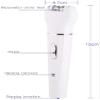 GIENEX Facial Hair Removal for Women, 5 in 1 Painless Electric Razor Shaver for Women Rechargeable Lady Foil Shaver Waterproof Body Hair Remover Kit for Facial Eyebrow Nose Arms Legs Underarms Bikini view 2