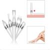 GIENEX 5 in 1 Women Electric Epilator Rechargeable Waterproof Razor Painless Epilator Body Hair Remover Nose Hair Beard Bikini Trimmer Face Facial view 2