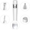 GIENEX 5 in 1 Women Electric Epilator Rechargeable Waterproof Razor Painless Epilator Body Hair Remover Nose Hair Beard Bikini Trimmer Face Facial view 3