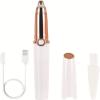 GIENEX Facial Hair Shaver for Women,USB Rechargeable Painless Womens Hair Removal,Hair Trimmer,Portable Electric Epilator for Cheeks, Chin, Upper Lip & Arms view 3