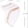 GIENEX Electric Shaver for Women, 3 in 1 Epilator Hair Remover Cordless Including Electric Razor, Foot Callus Remover, Rechargeable Lady Shaver Bikini Trimmer for Arm, Armpit, Bikini Line, Leg, Back view 2