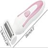 GIENEX Facial Hair Shaver for Women, Painless Womens Hair Removal,Portable Electric Epilator for Cheeks, Chin, Upper Lip & Arms view 2