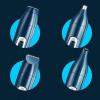 GIENEX Hair Remover for Men,4 in 1 Nose Trimmer and Body Facial Hair Shaver, Epilators, USB Rechargable Electric Epilators view 3