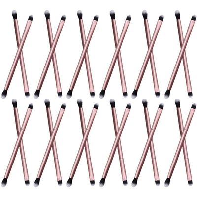 FRCOLOR 24Pcs Double Ended Eyeshadow Brush Set - Professional Makeup Brushes for Blending, Application & Detailing, Ideal for All Skin Types, Versatile for Eye Makeup