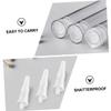 minkissy 10pcs Eye Serum Pump Bottles Airless Vacuum Refillable Storage Vials for Travel Leak Design for Serums Creams and Moisturizers Compact for Toiletry Bags view 3