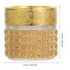 Cabilock Luxury Gold Glass Bottles 10g Cream Storage Bottle Lid Empty Round Container view 2