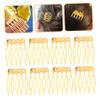 KALLORY Diy Hair Comb Hair Combs Styling Hair Side Combs Gold Small Hair Combs for Fine Hair Headdress Comb view 2