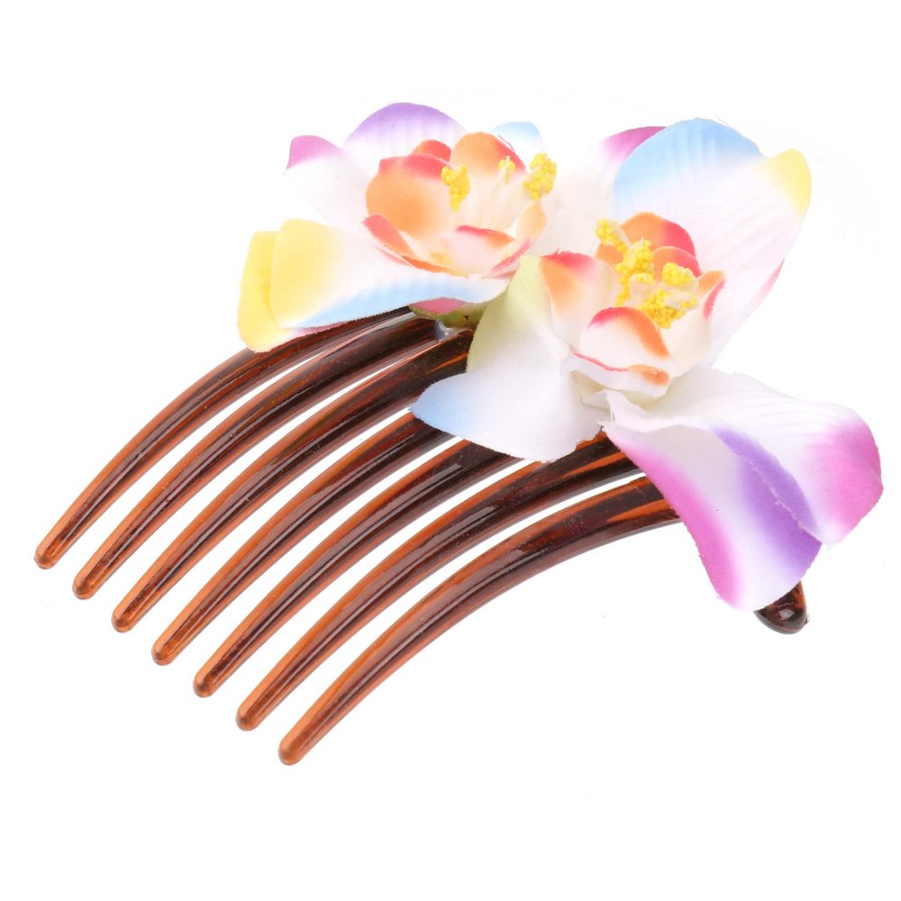 Mikinona Elegant Bridal Hair Comb Pearl Flower Wedding Hairpin Hair Accessories for Women for Special Events