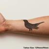 Azeeda 'Blackbird' Temporary Tattoo - Water Resistant, Skin-Safe, Non-Toxic Transfer (TO00050782) view 2