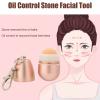 Pongnas Oil Absorbing Volcanic Roller for Face, Reusable Volcanic Stone Portable Oil Control Face Roller Skin Care Tool view 2