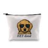 XYANFA Hey Dood Goldendoodle Makeup Bag Doddle Owner Gift Doddle Mama Doodle Cosmetic Bag (HEY dood) view 1