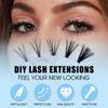 Individual Lashes Large Tray 240pcs 0.07mm 10D+20P C Curl Mix 8-16mm Lash Clusters Soft&Comfortable Cluster Lashes Mink Individual Lash Clusters Mixed Tray False Eyelashes By GEMERRY view 2