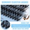 Individual Lashes Large Tray 240pcs 0.07mm 10D+20P C Curl Mix 8-16mm Lash Clusters Soft&Comfortable Cluster Lashes Mink Individual Lash Clusters Mixed Tray False Eyelashes By GEMERRY view 4