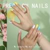 FANDAMEI 24 Colors Press on Nails Square, 24 Packs 576PCS Press on Nails Medium Glossy, Lightweight Natural Fake Nails Full Cover, False Nails with Glue, Short Square Acrylic view 4