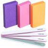 FANDAMEI Nail Buffers and Files - Professional Nail Care Kit with Rectangular Buffer Blocks, 100/180 & 1000/4000 Grit Files view 1