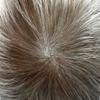 Toupee for Men Human Hair Replacement Systems Full French Lace Hair Systems Swiss Lace Toupee Hairpieces Bleached Knots All Lace Male Wig Unit 7X9"-120% density#260 Darkest Brown with 60% Gray view 4