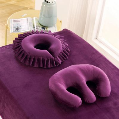 QQXX Breast Pillow for Massage Table,Beauty Face Cushion, Feminine Bolster Breast Support Pillow Face Cradle Rest Pillow for SPA Salon, B