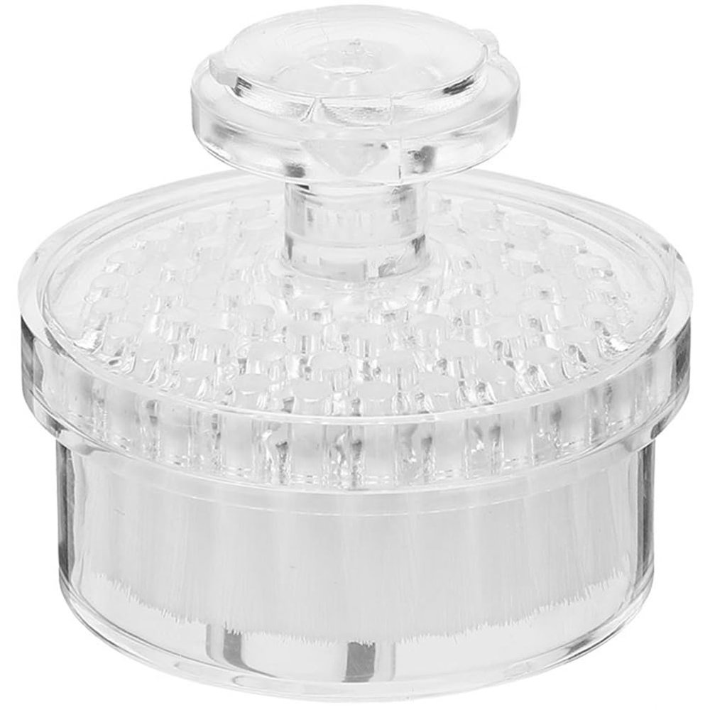 FOMIYES Facial Cleansing Brush White Manual Face Scrubber with Soft Bristles, Quick-Drying & Anti-Dust Design for Sensitive Skin, Travel-Friendly for Home & Travel Use for Women & Teens