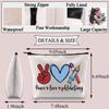 BDPWSS Phlebotomist Gift For Women PBT Nurse Graduation Gift Peace Love Phlebotomy Funny Phlebotomy Technician Makeup Bag (Peace love phle) view 2