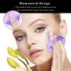 RAREIUS 8pcs Triangular Powder Puff Face Soft Velvet Makeup Puff for Loose Powder Body Powder Makeup Sponge for Contouring Wet Dry Foundation Blender Sponge Beauty Makeup Tool.(Purple) view 4