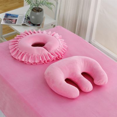 QQXX Breast Pillow for Massage Table,Beauty Face Cushion, Feminine Bolster Breast Support Pillow Face Cradle Rest Pillow for SPA Salon, E