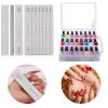 Makartt Nail Polish Organizer, Clear Universal Nail Polish Holder for 48 Bottles Bundle with Nail File 80 80 Grit Emery Boards for Nails 10pcs Nail Files for Acrylic Nails view 1
