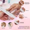 Makartt Nail Polish Organizer, Clear Universal Nail Polish Holder for 48 Bottles Bundle with Nail File 80 80 Grit Emery Boards for Nails 10pcs Nail Files for Acrylic Nails view 4