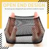 Fandamei Wig Caps, 4PCS Wig Caps Mesh Net Open End, Black Wig Cap for women, Nylon Mesh Wig Cap Net Strength Black view 2