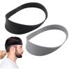 2pcs Neckline Shaving Template Hair Trimming Guide, Ergonomic Washable Neckline Shaving Template for DIY Home Hair Trimming and Cutting(black+grey) view 1