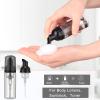 70 Pcs 2 oz Plastic Foam Soap Dispensers Refillable Lash Shampoo Bottles with Pump Mini Eyelash Cleaning Foam Bottle Dispenser for Refillable Travel Cosmetics (Gray) view 3