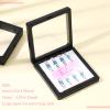 meekoo 30 Pcs Press on Nail Packaging Box with 90 Pcs Adhesive Double Sided Tape Artificial Nail Display Case Storage Container Box Acrylic Packaging Organizer for Art Home Salon(Black) view 3