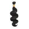10A Body Wave Brazilian Human Hair 1bundle Deals Natural Black Color 100g (26") view 4