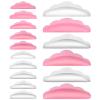 Beaupretty 40 Pieces Lash Lift Rods Silicone Eyelash Perming Curler Silicone Eyelash Pads Lash Lift Pads for Eyelash Lift Makeup Beauty Tools(Pink,White) view 1