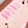 Beaupretty 40 Pieces Lash Lift Rods Silicone Eyelash Perming Curler Silicone Eyelash Pads Lash Lift Pads for Eyelash Lift Makeup Beauty Tools(Pink,White) view 2