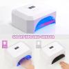 Makartt Rechargeable UV LED Light Cordless Nail Lamp Aurora 36W Professional Nail Dryer Bundle UV Gloves for Nail Lamp Gel Curing, UPF50+ UV Protection Gloves for Manicures view 2