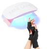 Makartt UV LED Nail Lamp, Mini UV Light for Gel Nails, 6W USB Portable Fast Drying Gel Polish Curing Light Bundle with UV Gloves for Nail Lamp Gel Curing, UPF50+ UV Protection Gloves for Man view 1