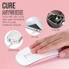Makartt UV LED Nail Lamp, Mini UV Light for Gel Nails, 6W USB Portable Fast Drying Gel Polish Curing Light Bundle with UV Gloves for Nail Lamp Gel Curing, UPF50+ UV Protection Gloves for Man view 3