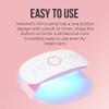 Makartt UV LED Nail Lamp, Mini UV Light for Gel Nails, 6W USB Portable Fast Drying Gel Polish Curing Light Bundle with UV Gloves for Nail Lamp Gel Curing, UPF50+ UV Protection Gloves for Man view 4