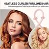 Heatless hair curler,No Heat Curls Ribbon with Hair Clips and Scrunchie, Heatless Curling Rod Headband Satin Curling Set, No Heat Hair Wrap Curler Ribbon to Sleep in Overnight(Leopard Print) view 3