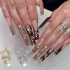 20Pcs Alloy Star Nail Charms 3D Metal Star Nail Gems Nail Rhinestones Shiny Crystal Nail Art Charms Bling Rhinestones Nail Charms For Acrylic Nails DIY Manicure Jewelry Accessories Women Nail Decoration Supplies view 2