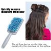Hair Drying Comb, Blue Absorption Anti Dandruff Anti Radiation Hair Paddle Brush, Luxury Hair brush,Soft Bristle Hair Brush Moisture Absorption Care Comb view 4