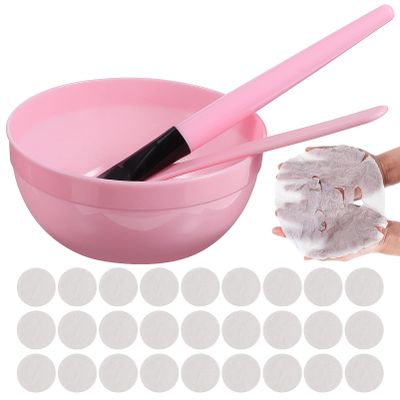 Beaupretty Face Mask Mixing Bowl Set Facial Mask DIY Kit Skin Care Face Mask Making Tools Kit Spatula Silicone Face Mask Brush Facial Mask Sheet