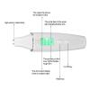 Skin Tester, Skin Analyzer, Skin Analyzer, Smart Display Skin Care Portable Digital Skin Detector Pen, for Home Beauty Salon Spa (White) view 2