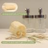 6Pack Luffa Sponges Gentle Exfoliating Body Scrubber for Shower Natural Loofah Sponge Unveil Your Skin's Natural Beauty view 4