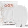 Natural Elephant Exfoliating Hammam Glove | Authentic Moroccan Kessa Body Scrub Mitt for Spa-Quality Skin Renewal | Pearl White Single view 1