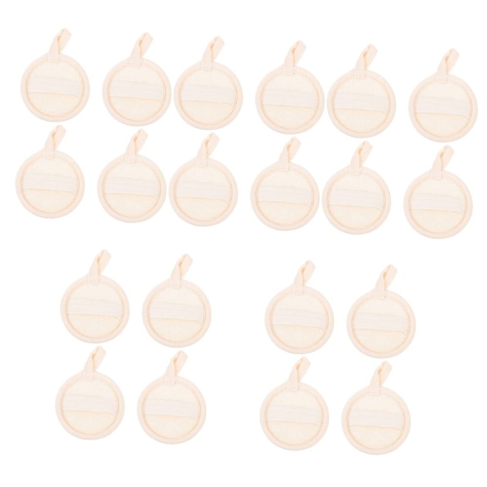 minkissy 20pcs Makeup Loofah Pads Cleansing Sponges for Gentle Exfoliation Suitable for All Skin Types Deep Remove Makeup Oil