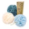 Spongentle Dual Texture Deep Cleansing Loofah Sponge for Radiant Skin, Pack of 3, Bath and Shower, Exfoliating Body Scrubber, Beautiful Colors for Women and Men view 1